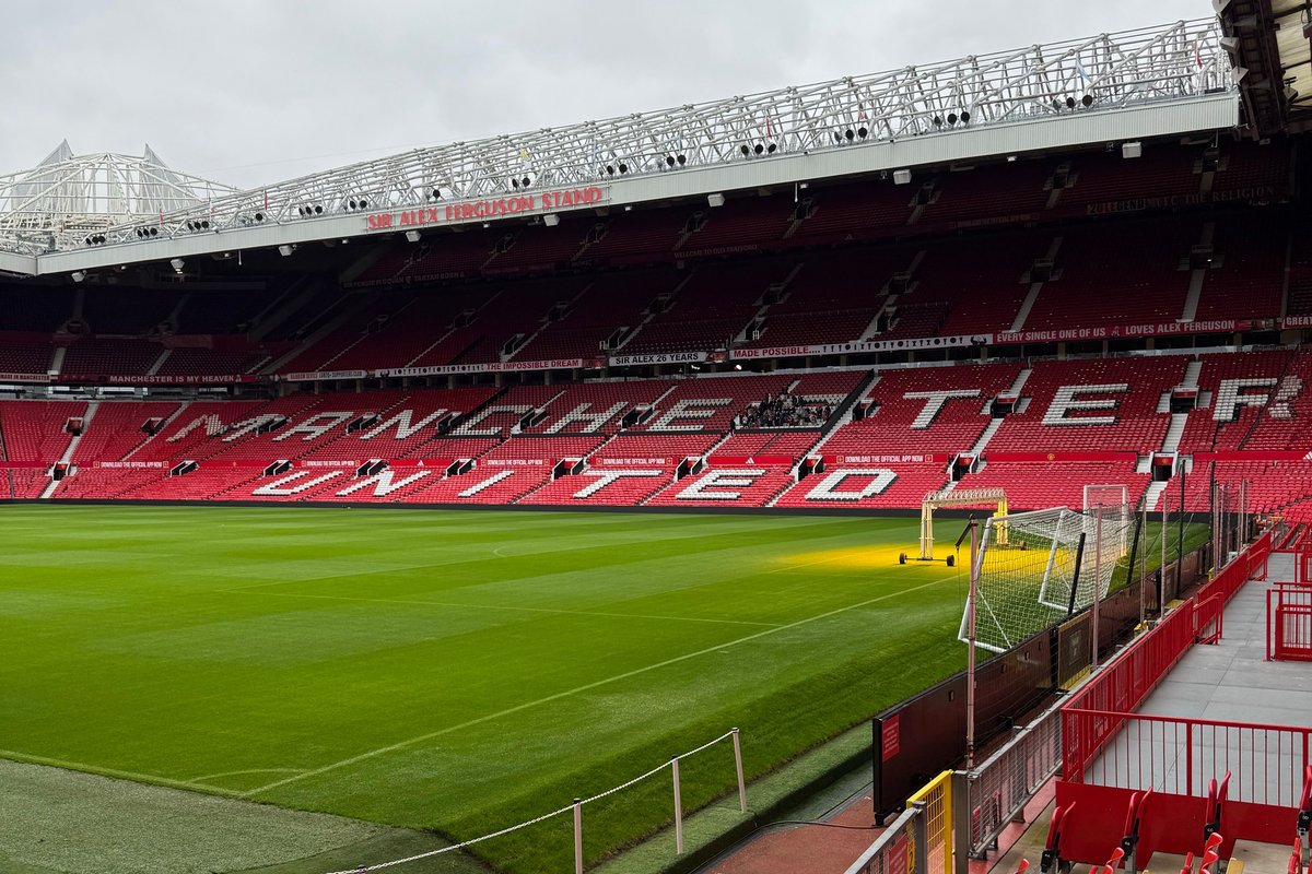An empty football stadium before an away fixture